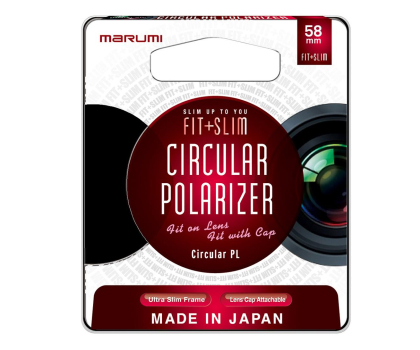 Filtr fotograficzny Marumi Fit + Slim Circular PL 58mm